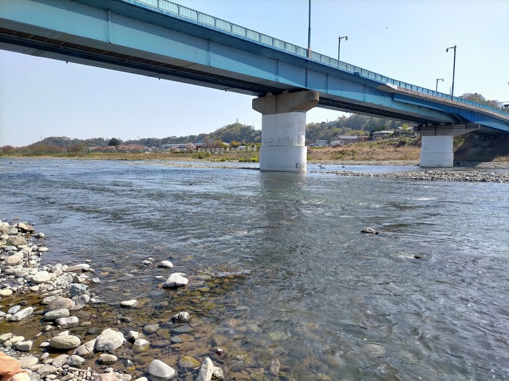 相模川にかかる高田橋