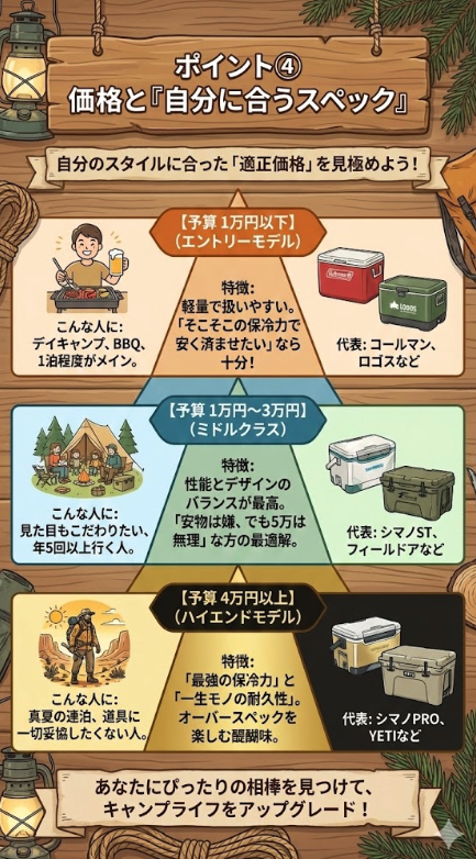 ポイント④ 価格と「自分に合うスペック」