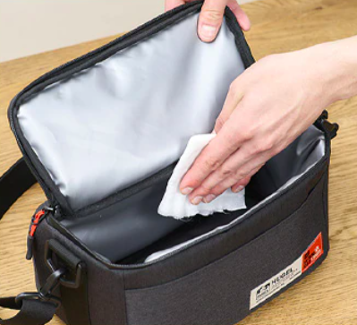 HUGEL(ヒューゲル) 2wayエアロゲルソフトクーラー (4L)拭き取りやすいインナー