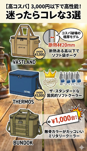 カテゴリC：【高コスパ】3,000円以下で高性能！迷ったらコレな3選