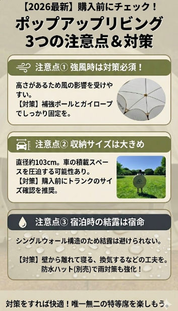 購入前に知りたい！３つのデメリット・注意点