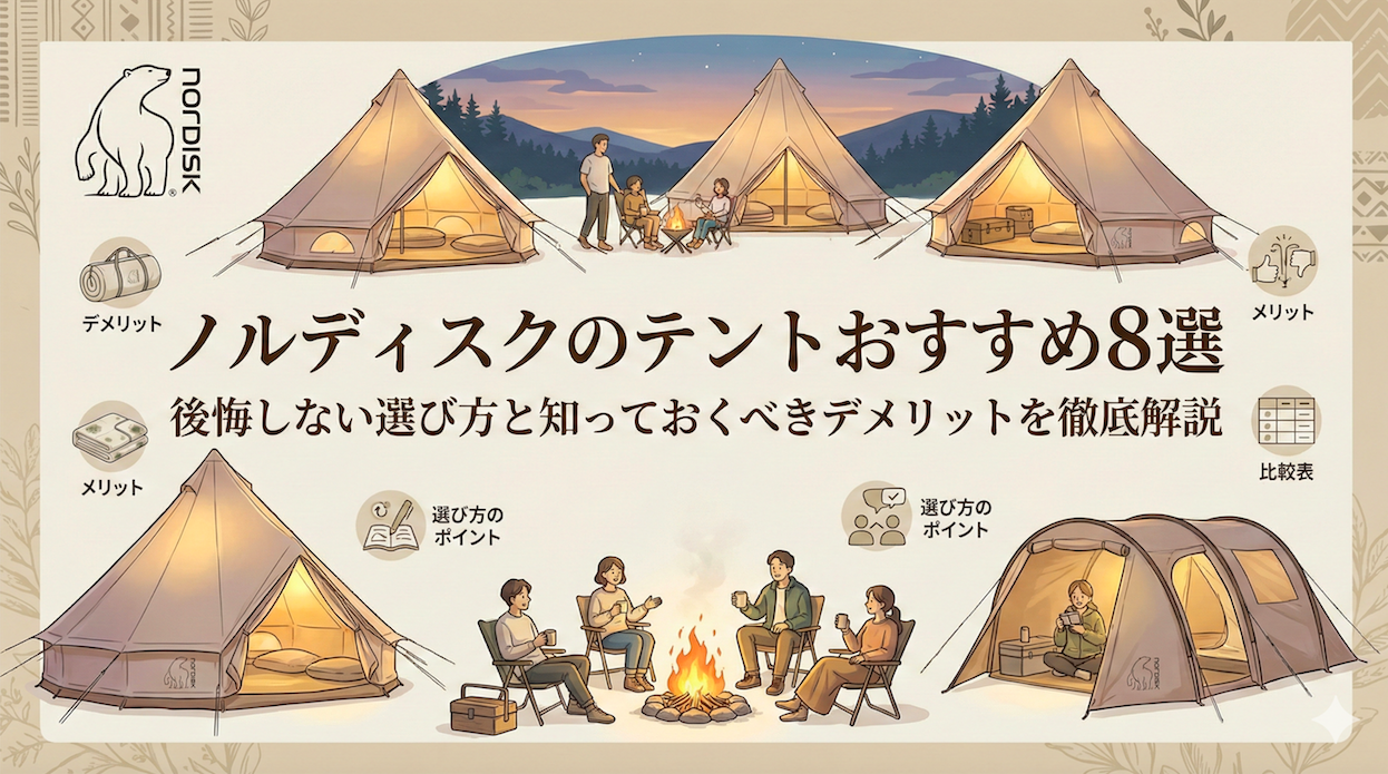 ノルディスクのテントおすすめ8選｜後悔しない選び方と知っておくべきデメリットを徹底解説