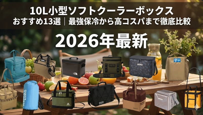 2026年最強の小型10Lソフトクーラーは？おすすめ13選を保冷力で徹底比較