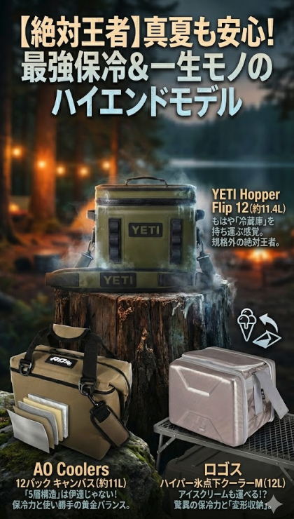 カテゴリA：【絶対王者】真夏も安心！最強保冷＆一生モノのハイエンドモデル