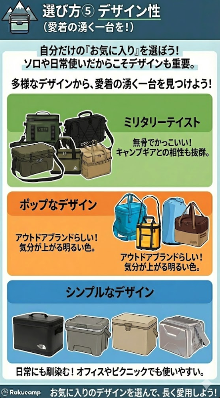 選び方のポイント⑤：デザイン性（愛着の湧く一台を！）