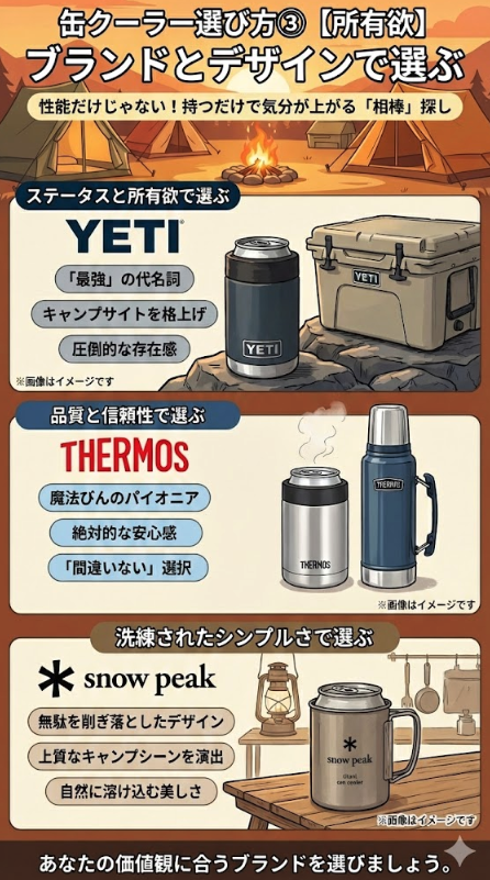 缶クーラー選び方③【所有欲】ブランドとデザインで選ぶ