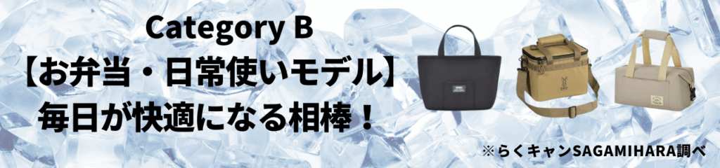カテゴリB：【お弁当・日常使いモデル】毎日が快適になる相棒！
