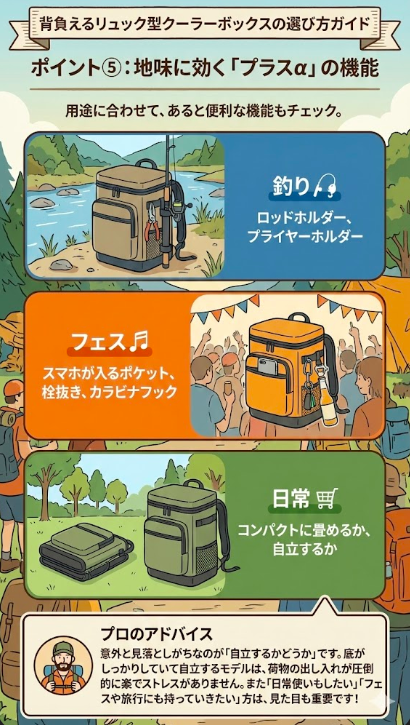 ポイント⑤：地味に効く「プラスα」の機能