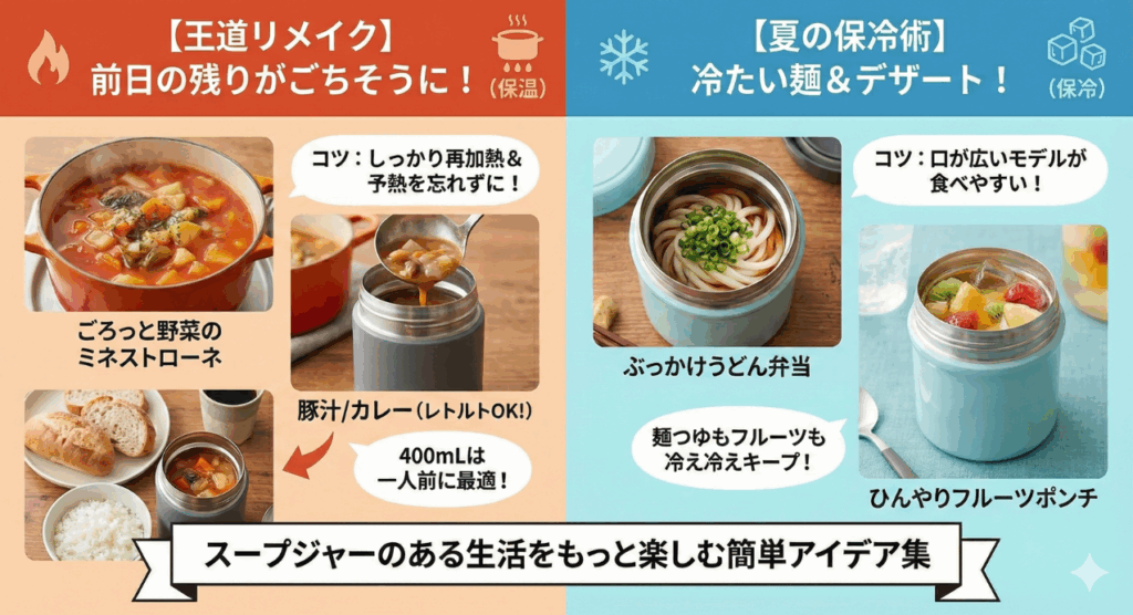 スープジャーのある生活をもっと楽しむ！簡単活用レシピ＆アイデア集