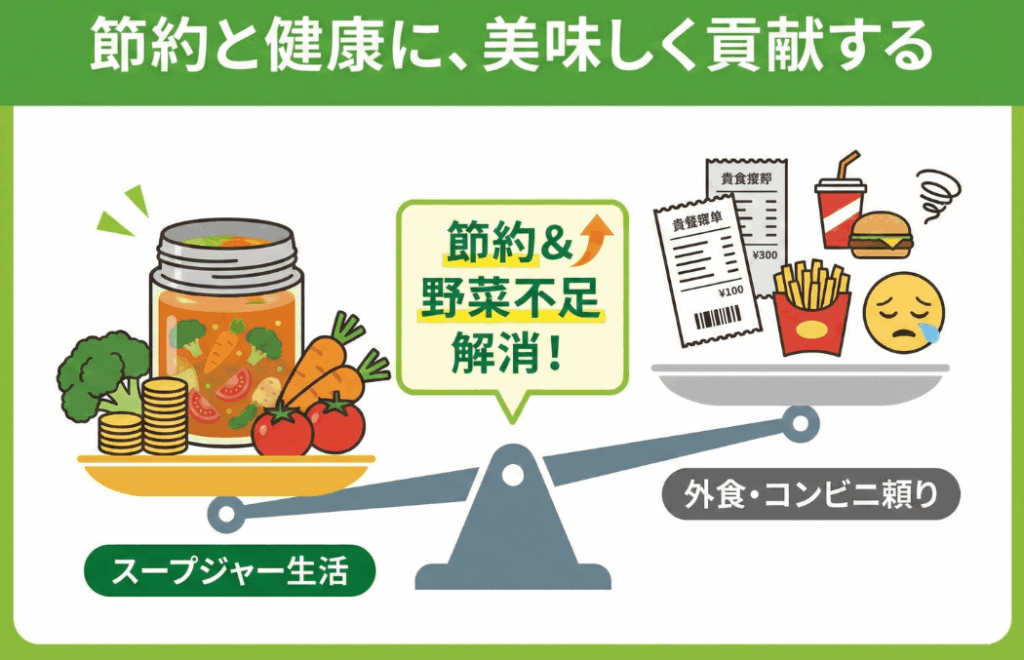 節約と健康に、美味しく貢献する