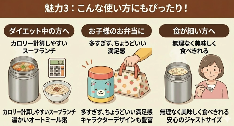 魅力3：こんな使い方にもぴったり！