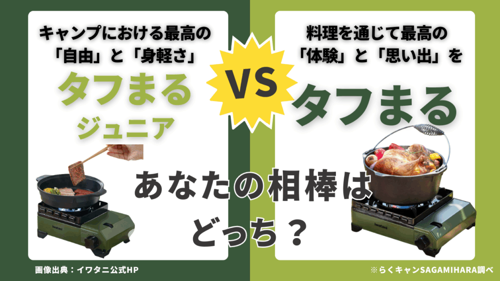 「タフまる」シリーズもう迷わない！あなたのキャンプの相棒はコレだ