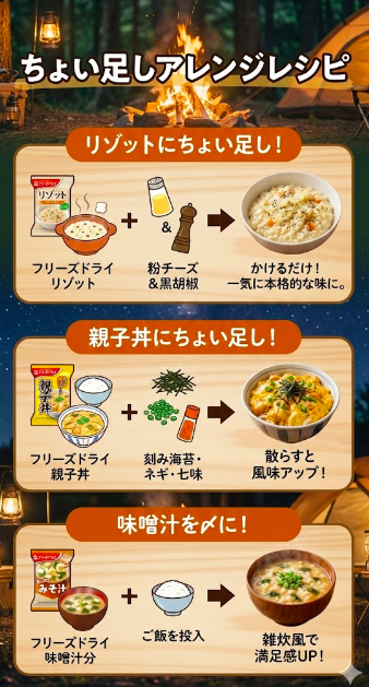 ちょい足しアレンジレシピ