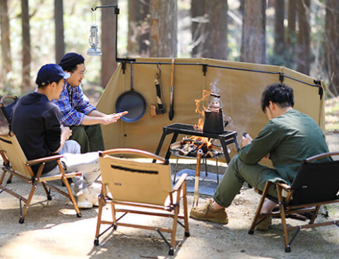 QUICKCAMP｜焚火陣幕 焔 -homura-