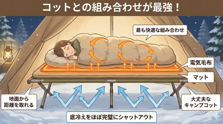 コットとの組み合わせが最強！