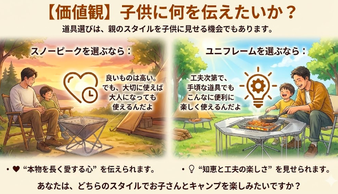 【価値観】子供に何を伝えたいか？