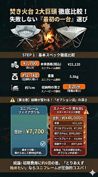 ステップ1：カタログスペックと「隠れたコスト」徹底比較