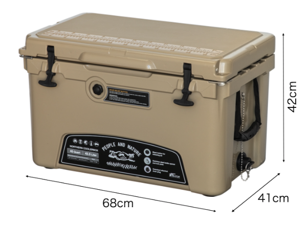 FIELDOOR（フィールドア） / ノーザンクーラーボックス 42.5L外寸